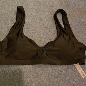 Shein swimsuit top, black, medium